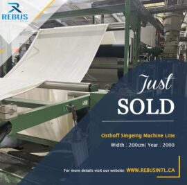 Osthoff Singeing Machine Line